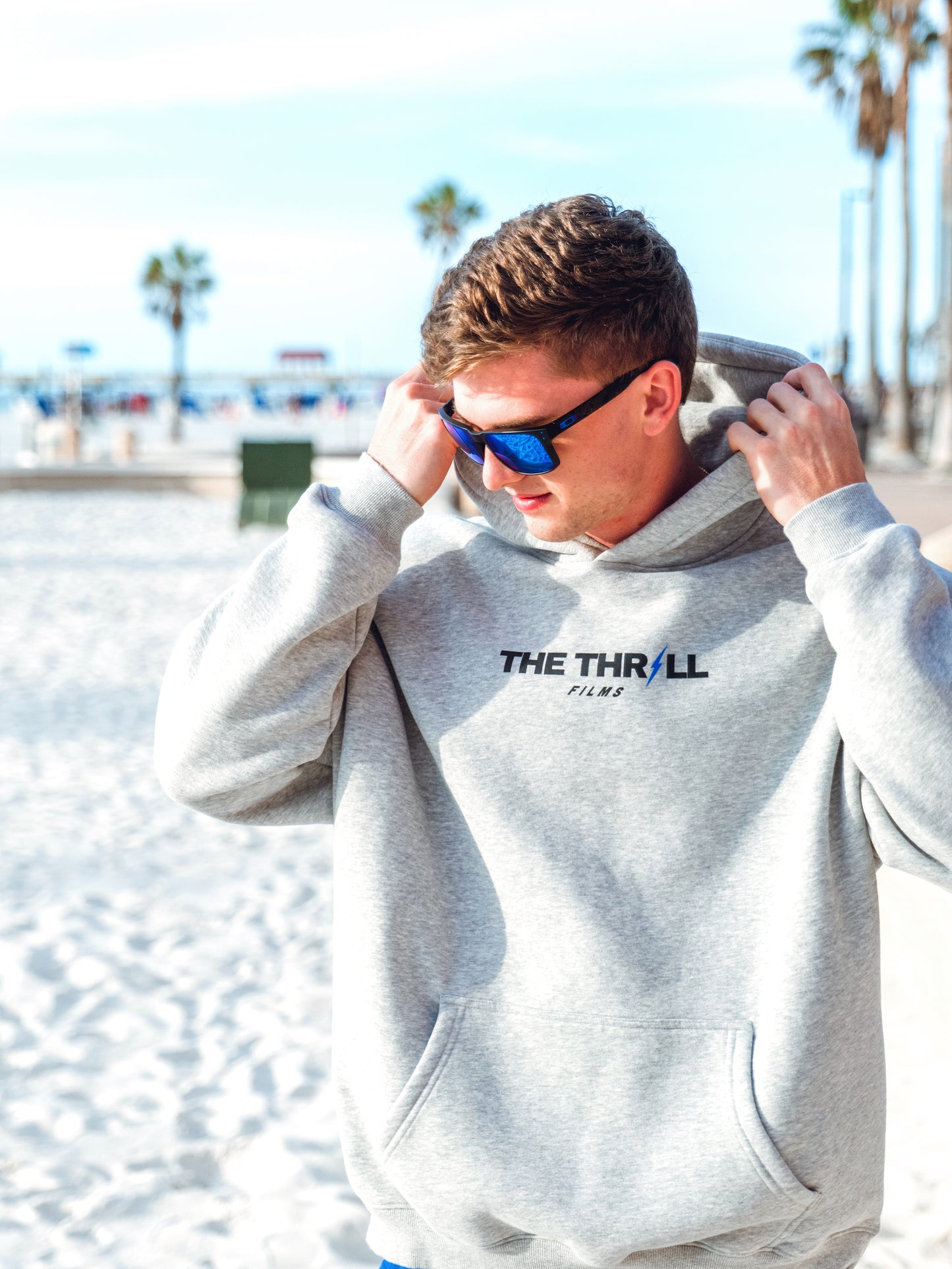 The Thrill Films Oversize Fleeced Hoodie