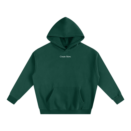 "Create More" Oversize Fleeced Hoodie