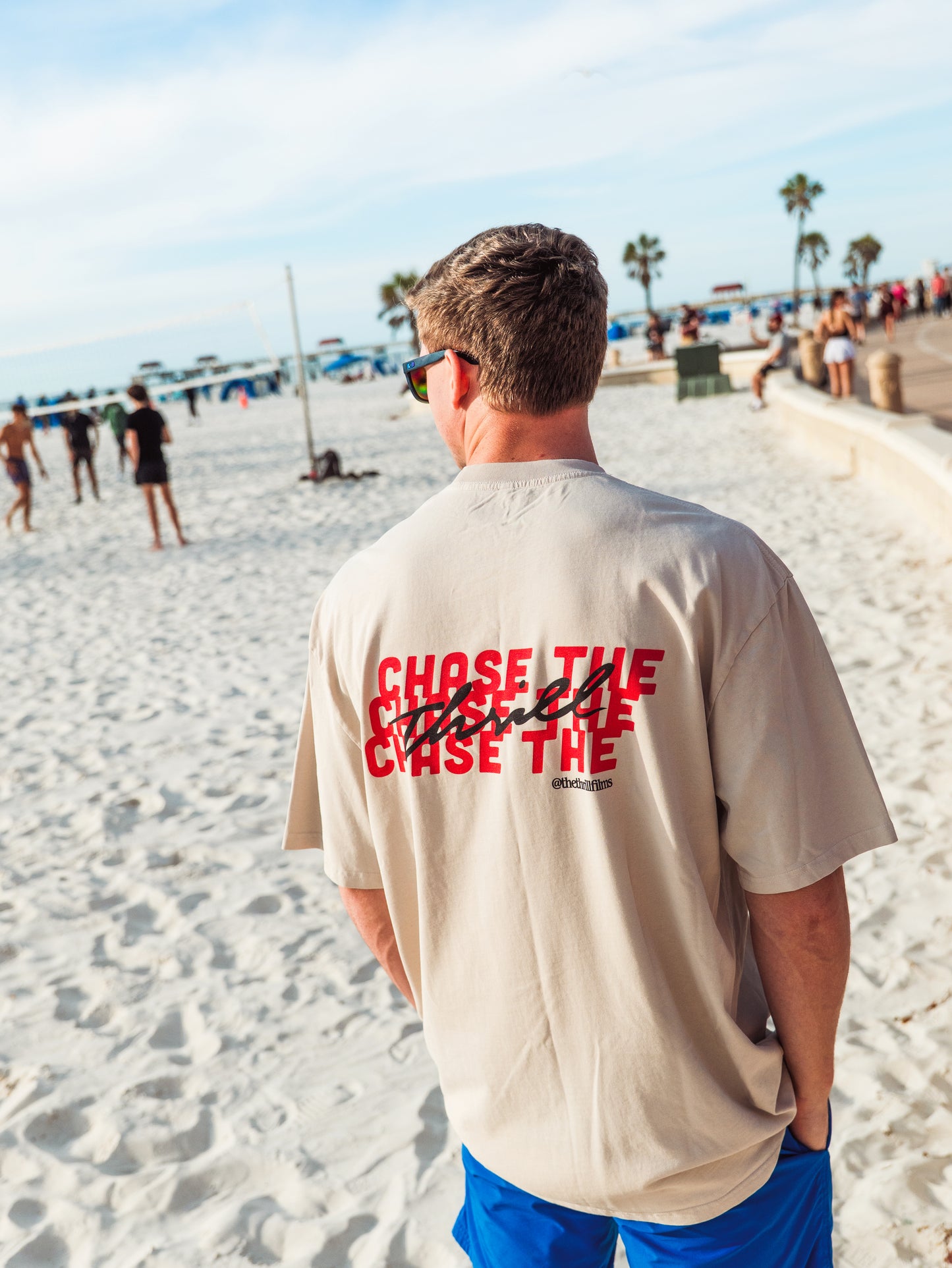 "Chase The Thrill" Heavyweight Loose Fit T-Shirt