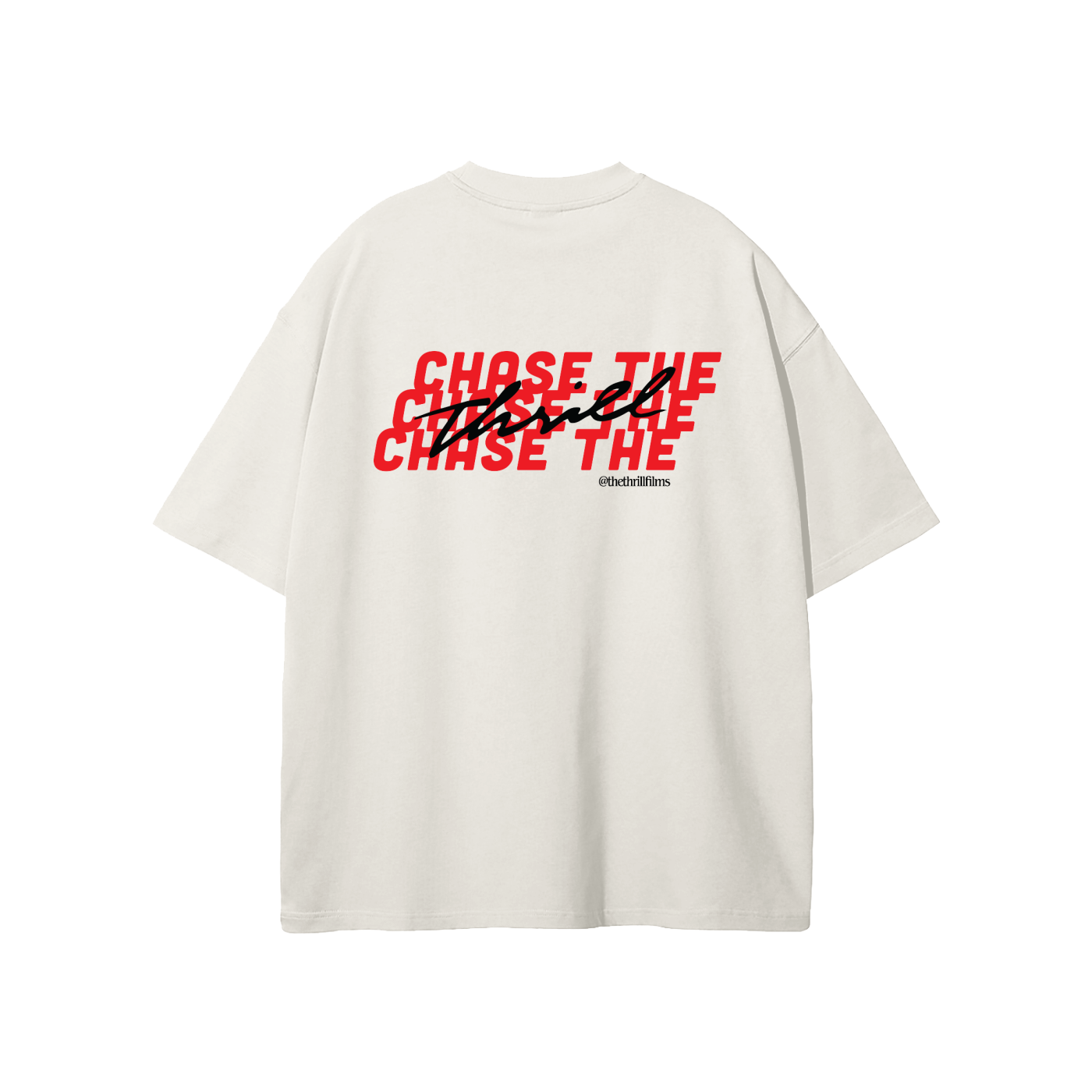 "Chase The Thrill" Heavyweight Loose Fit T-Shirt
