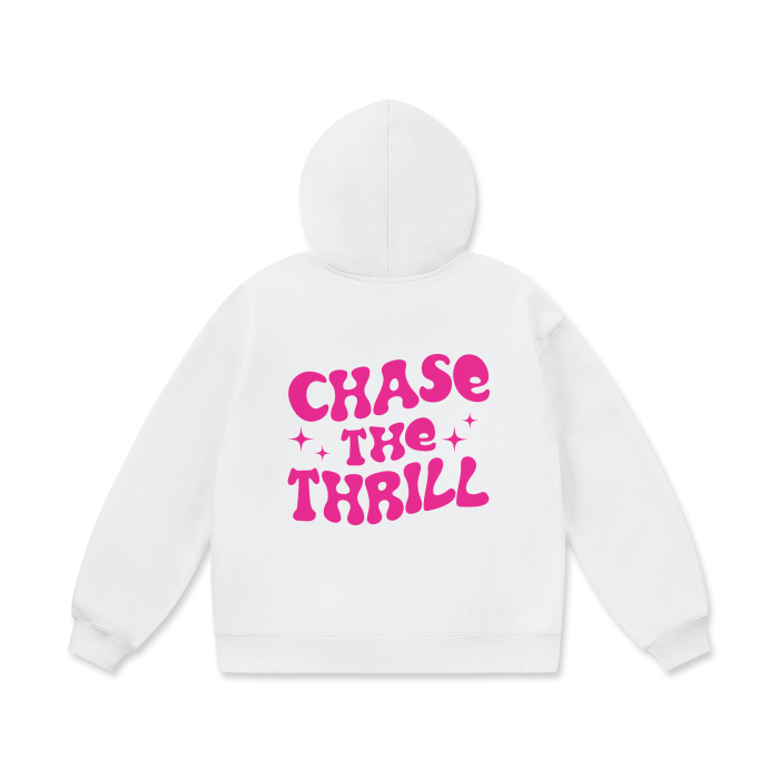 The Thrill Films Hot Pink Oversize Heavyweight Hoodie